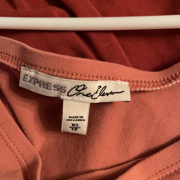 EXPRESS One Eleven Size XS Peach Bodysuit - Cheeky - Picture 3 of 3